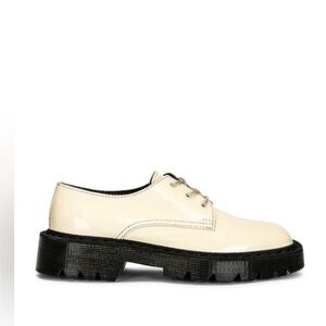 The Row Ranger Lace-Up Platform Derby Shoes in Eggshell size EU40.